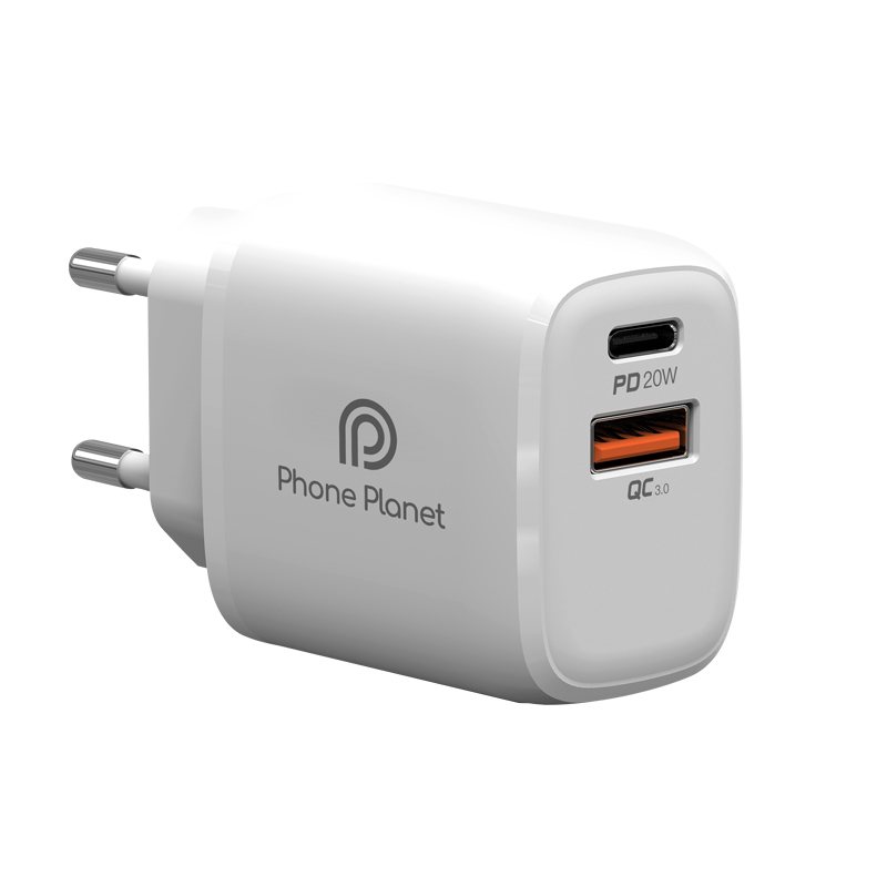 PHONE PLANET HOME PLUG 20W 2 PORTS