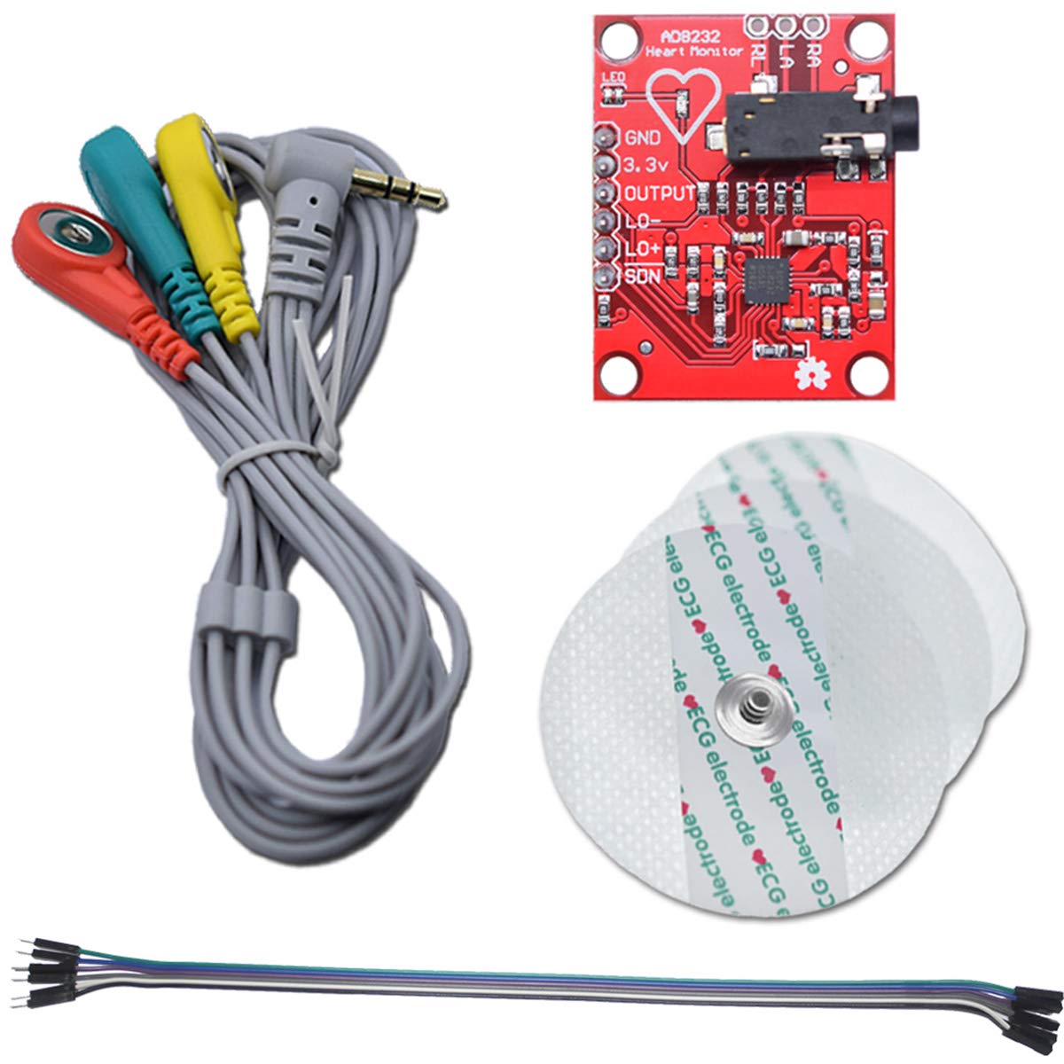 ECG MODULE AD8232 PULSE HEART MONITORING SENSOR MODULE KIT