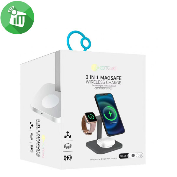 COTEETCI 3 IN 1 MAGSAFE WIRELESS CHARGER