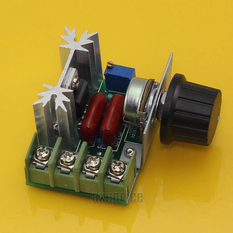 1000W Adjustable Voltage Regulator AC Motor Speed Control 50-220V